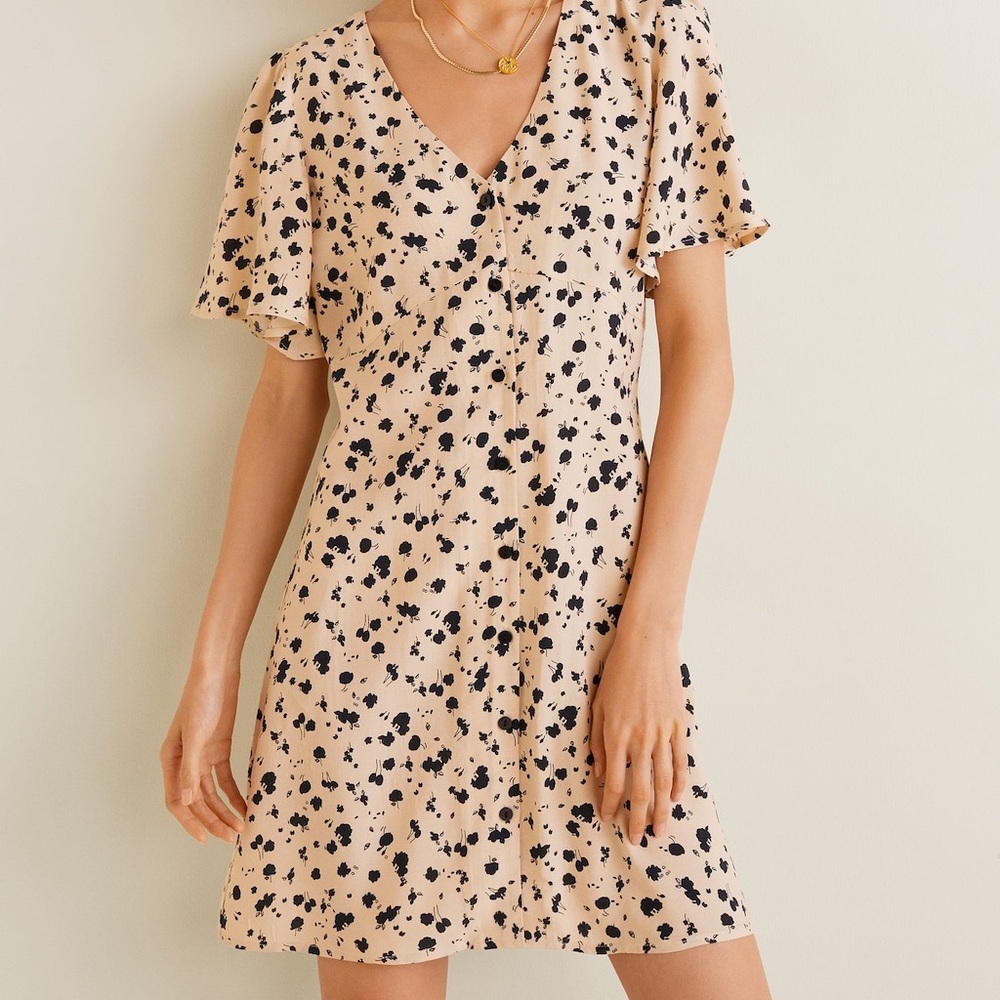 Mango button-up dress